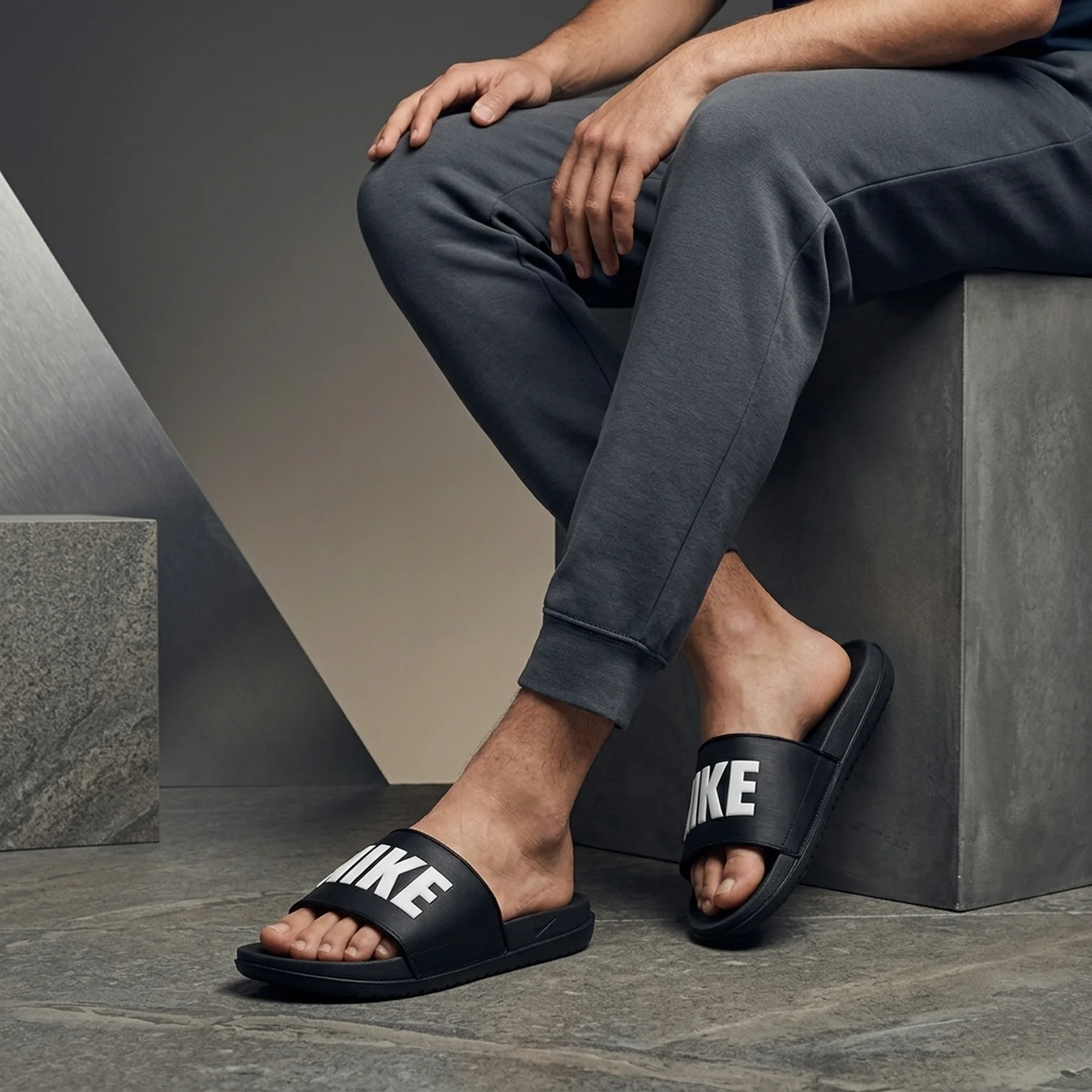 Тапочки чоловічі Nike Offcourt (BQ4639-012)