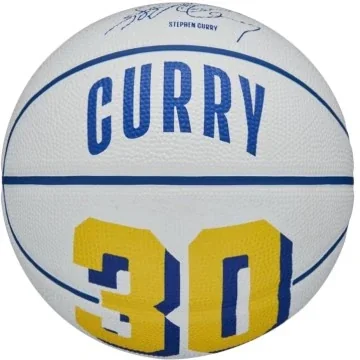 Баскетбольний м'яч Wilson Nba Player Icon Mini Bskt Curry White Size 3 (WZ4007401XB3)