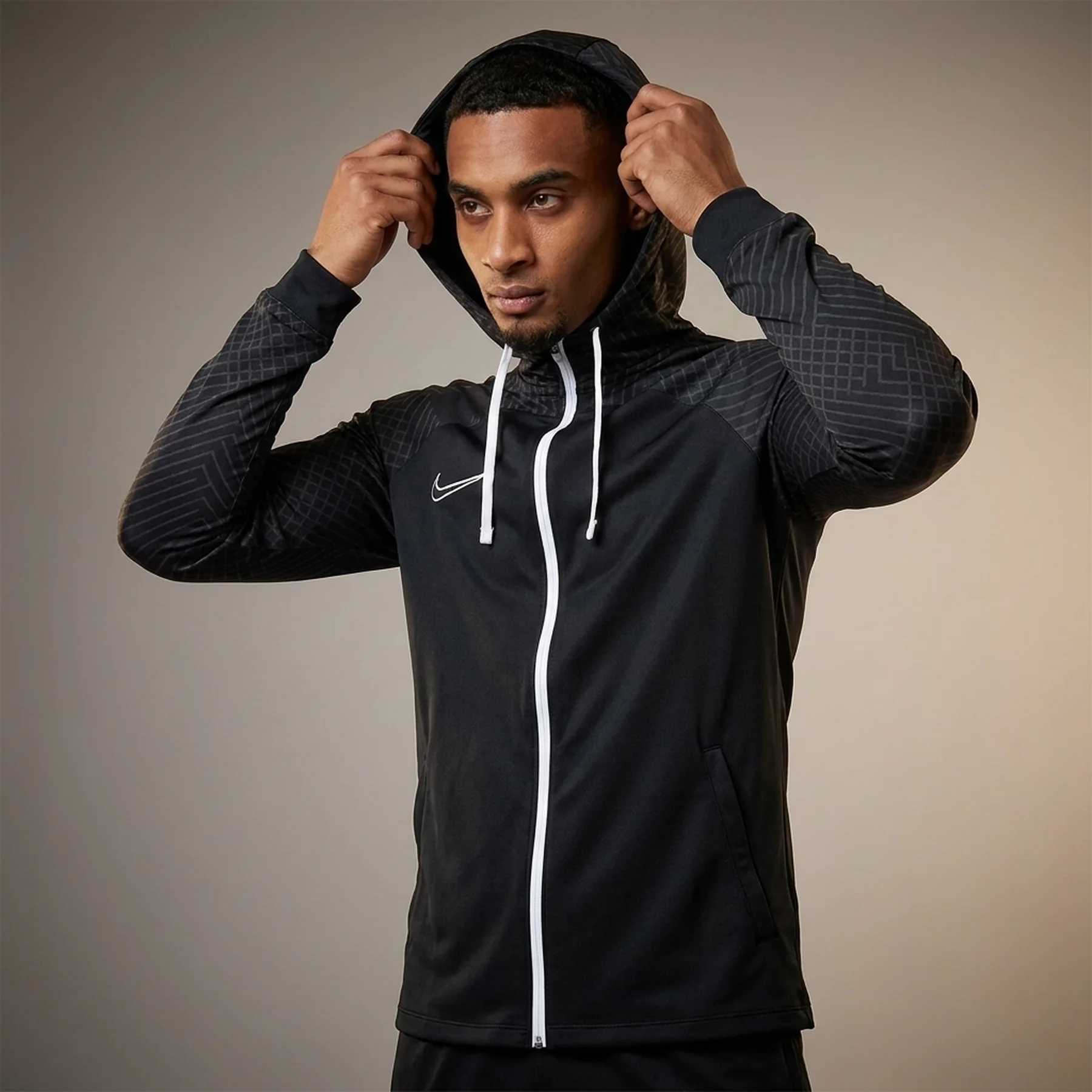 Кофта чоловіча Nike Dri-Fit Strike Black Dh8768-011 (DH8768-011)