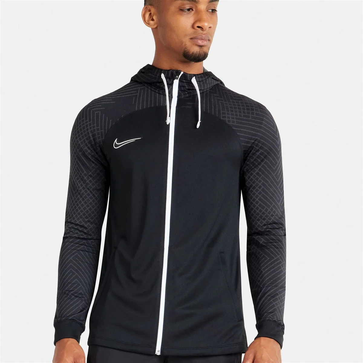 Кофта чоловіча Nike Dri-Fit Strike Black Dh8768-011 (DH8768-011)
