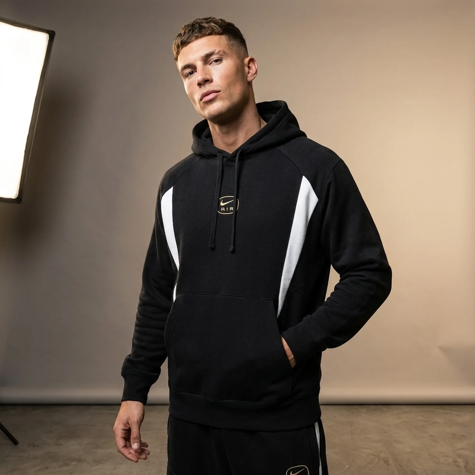 Кофта чоловіча Nike M Nsw Sw Air Po Hoody Flc (HM0175-010)