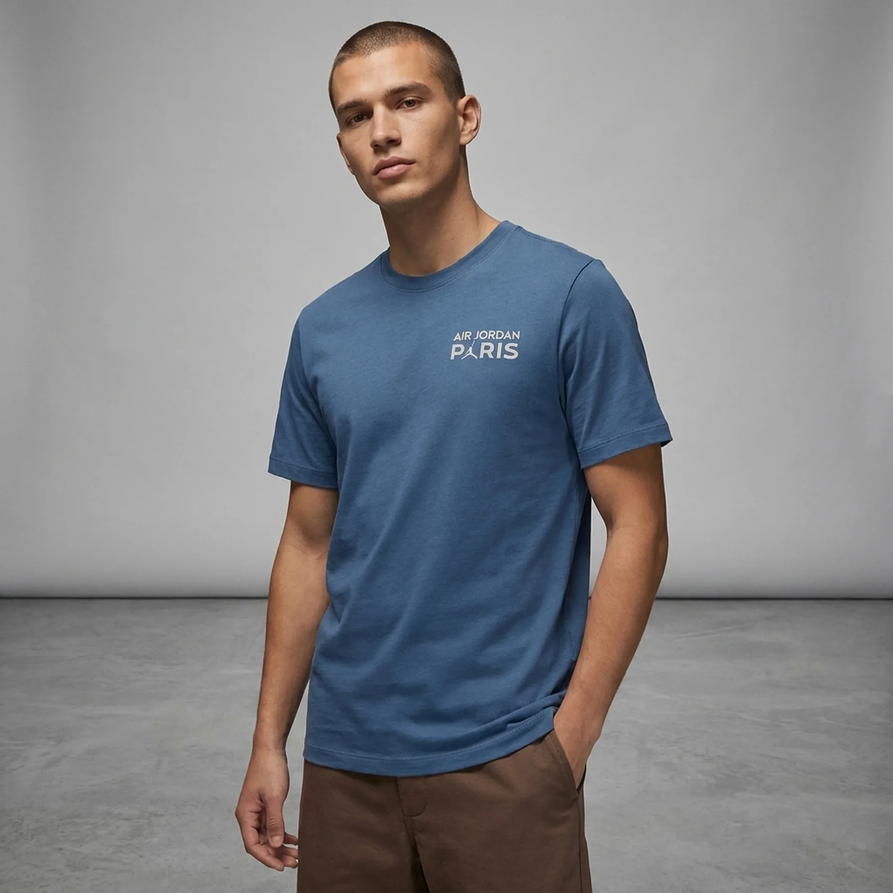 Футболка чоловіча Jordan Wordmark 85 T-Shirt Blue (HF5490-480)