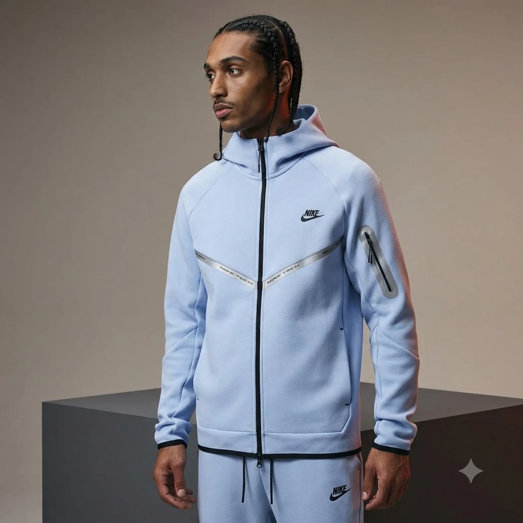 Кофта чоловіча Nike M Nk Tech Flc Wr Fz Jkt Reflec (IM6537-468)