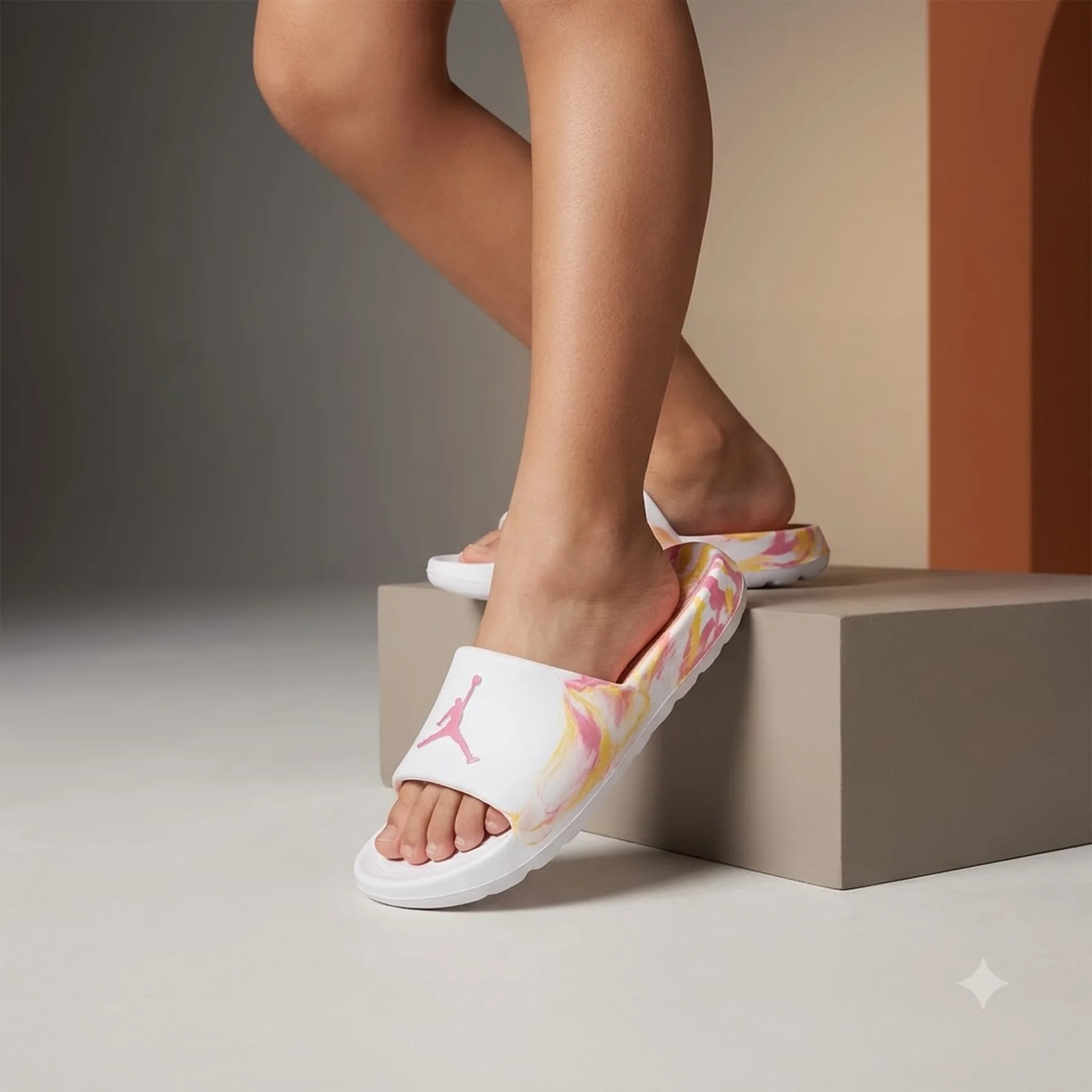 Тапочки дитячі Jordan Post Slide Gs White (FZ3154-156)
