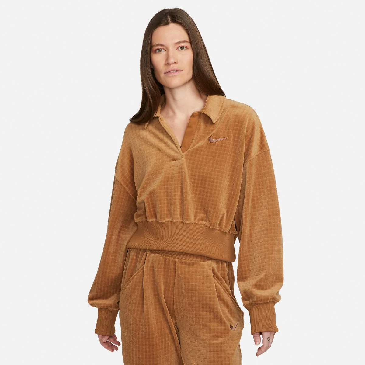 Кофта жіночі Nike W Nsw Vlr Polo A1 (DV7814-270)