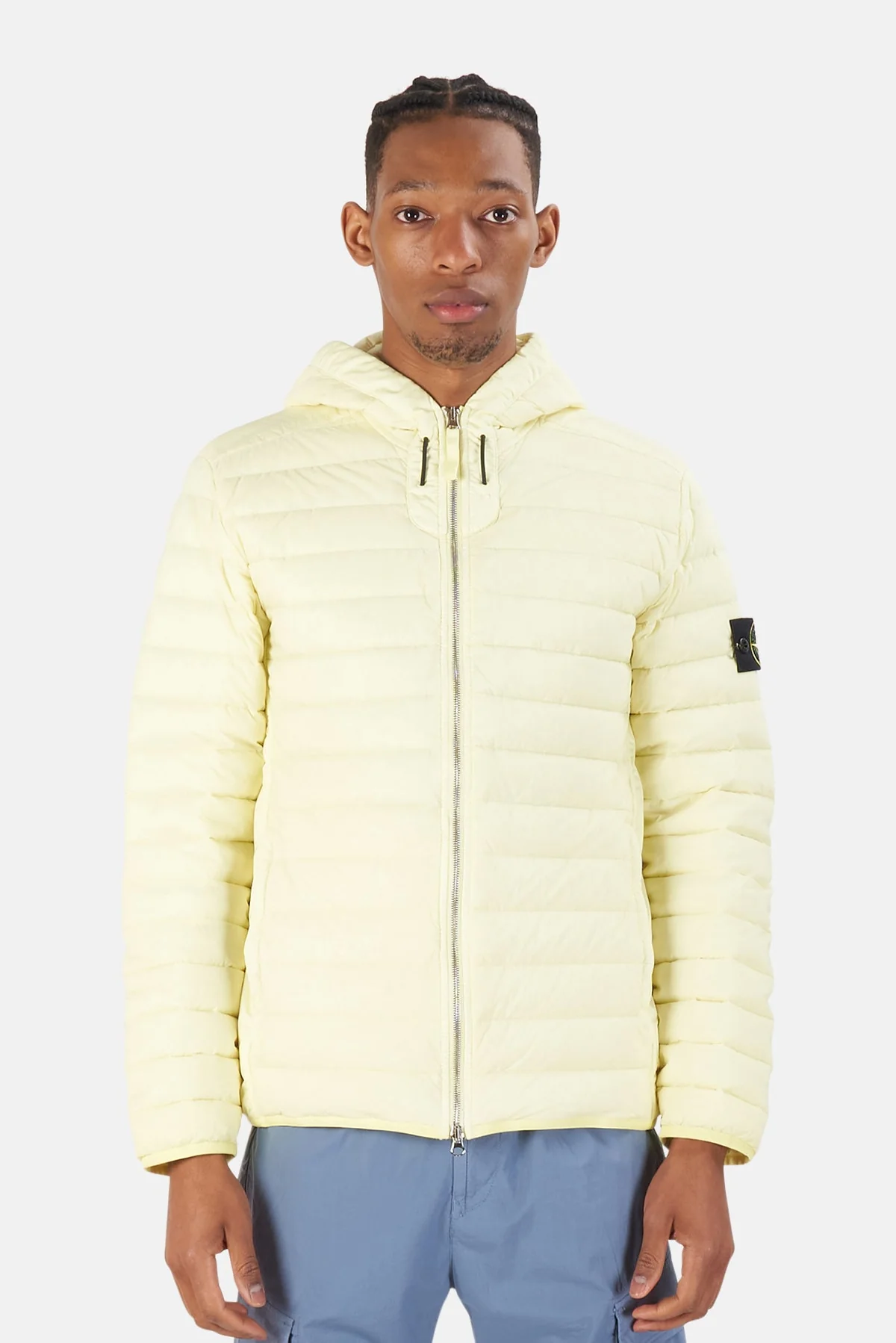 Пухова куртка Stone Island на блискавці