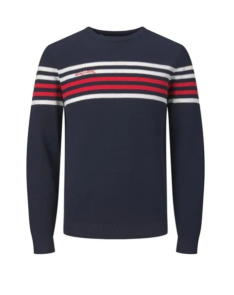 Пуловер JJSCHMIDT KNIT CREW NECK 12201515-Navy Blazer Jack & Jones M Темно-синій