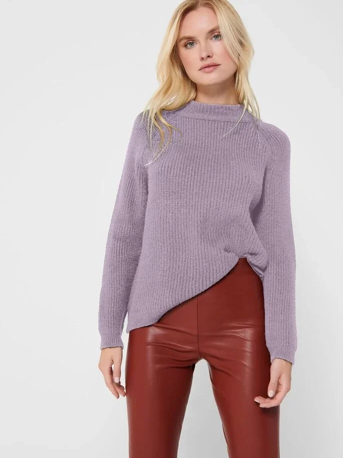 Пуловер ONLJADE L/S PULLOVER KNT NOOS 15179813-Orchid Petal ONLY L Бузковий