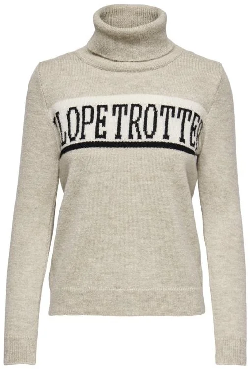 Пуловер ONLSLOPE L/S ROLLNECK PULLOVER KNT 15248082-Pumice Stone ONLY M Бежевий