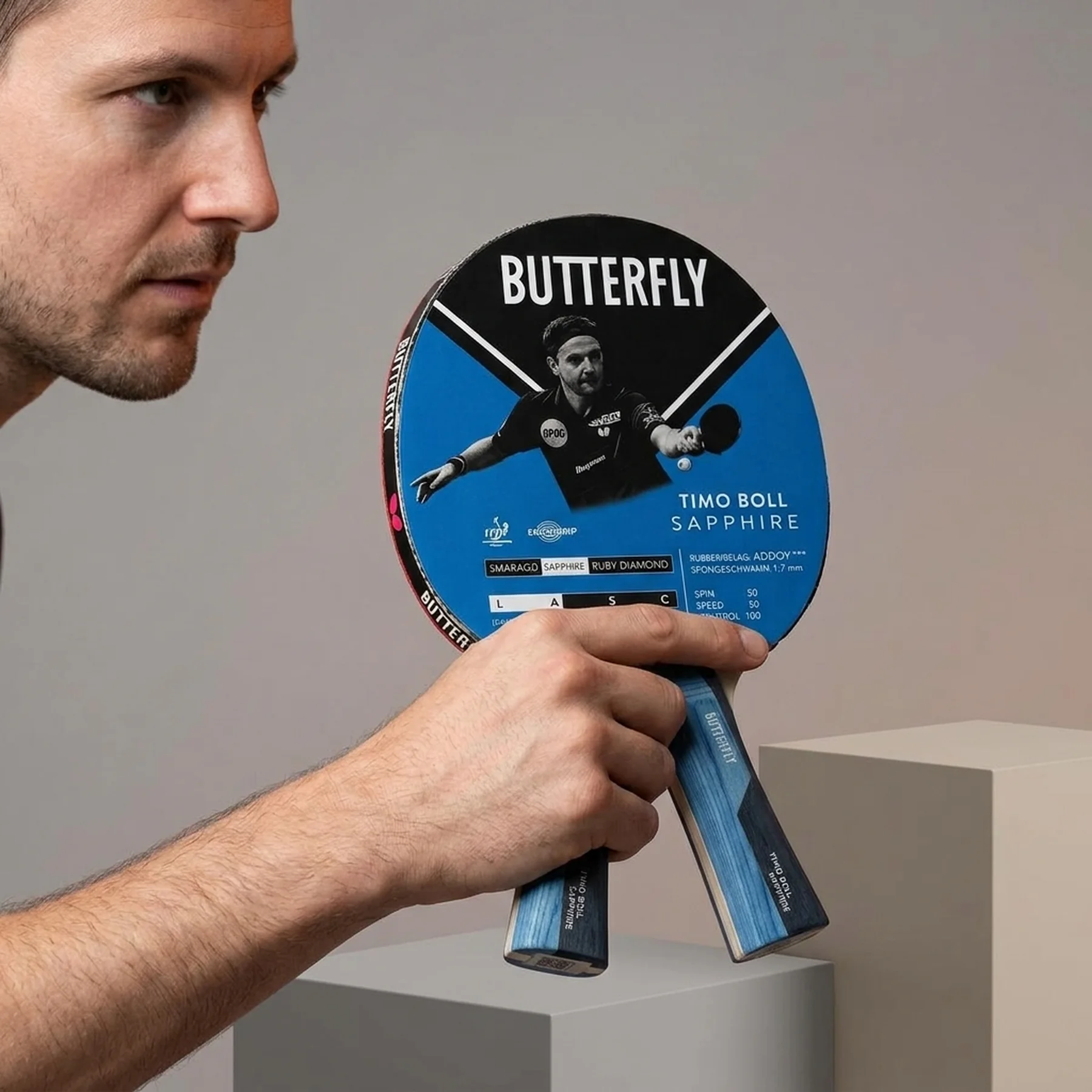Ракетка для настільного тенісу Butterfly Timo Boll Sapphire