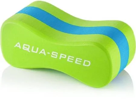 Колобашка для плавання Aqua Speed JUNIOR 3 LAYESR PULLBUOY 7308 зелений, блакитний Уні 20x8x10cм