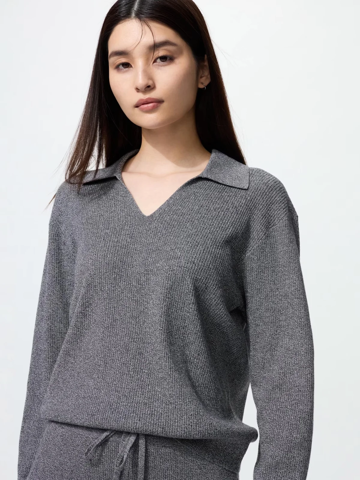 Ребристий светр UNIQLO 1159856751