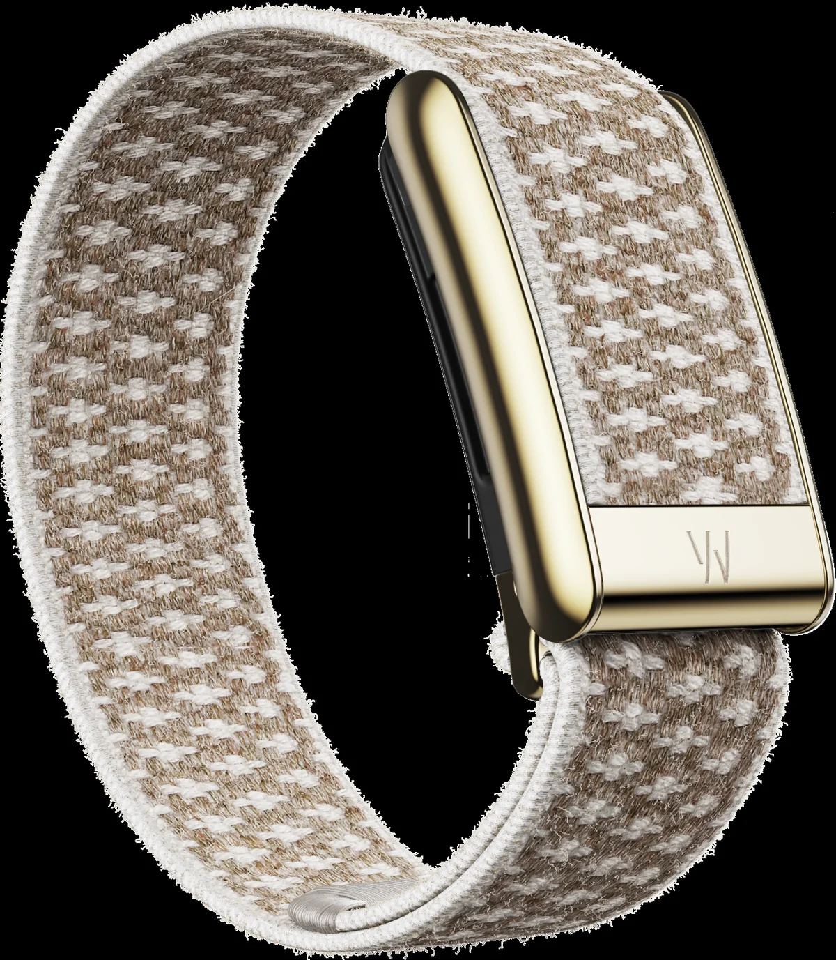 Ремінець Whoop CloudKnit Luxe Haze with Gold Band