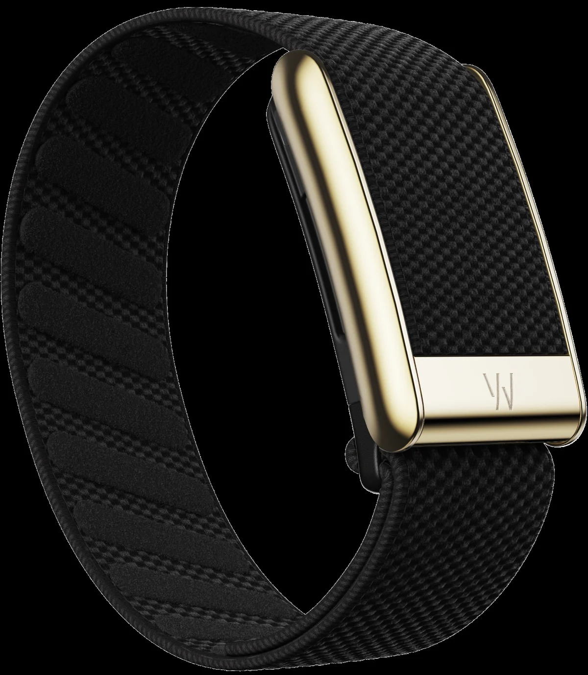 Ремінець Whoop SuperKnit Luxe Obsidian with Gold Band