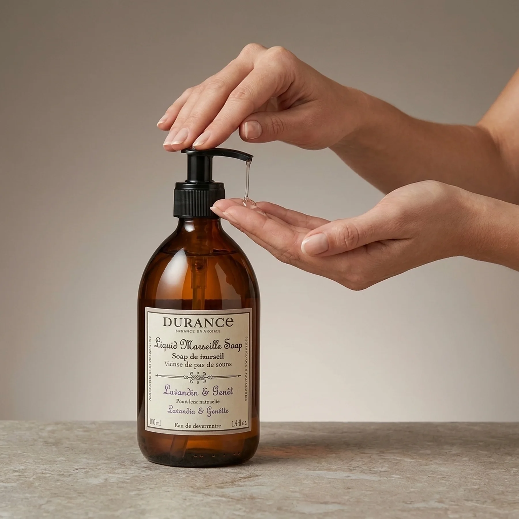 Жидкое мыло с натуральными маслами Durance Liquid Marseille Soap 500 мл Лаванда