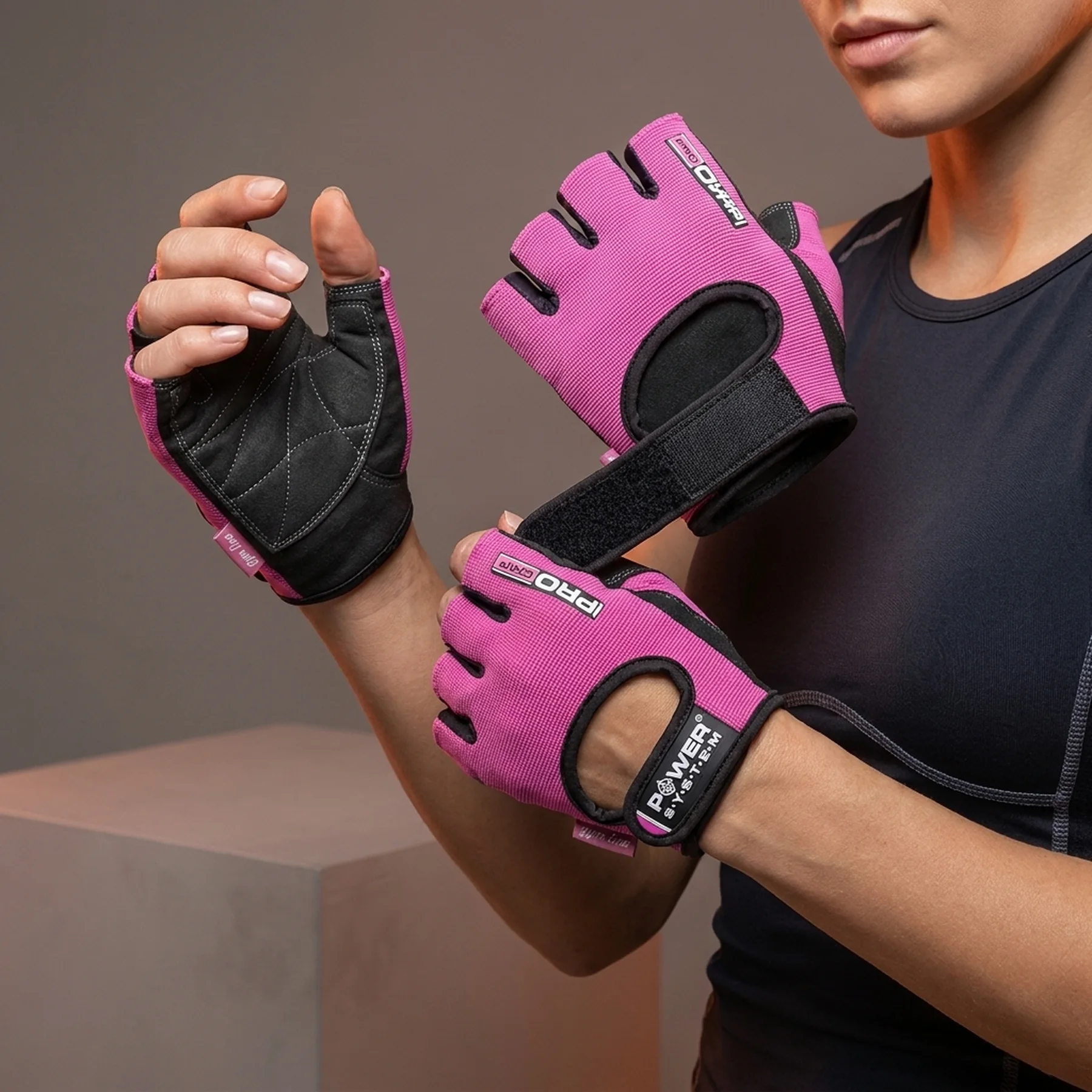 Рукавички для фітнесу Power System PS-2250 Pro Grip жіночі Pink