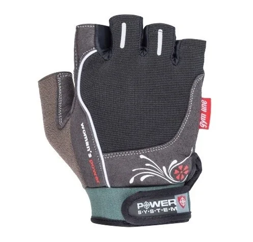 Рукавички для фітнесу Power System PS-2570 Woman’s Power жіночі Black
