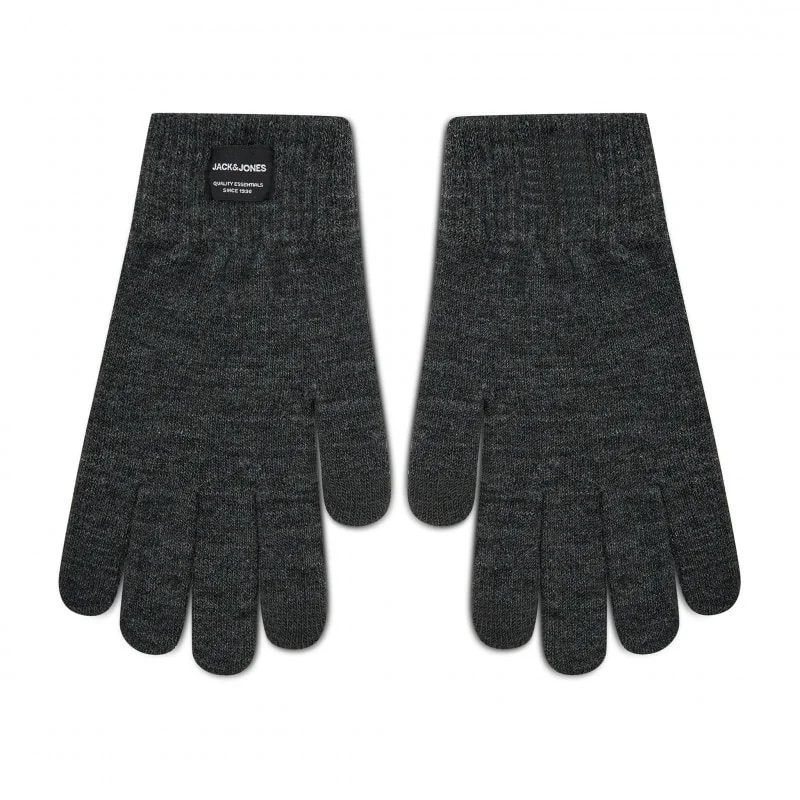 Рукавички JACHENRY KNIT GLOVES 12158446-Dark Grey Melange Jack & Jones ONE SIZE Темно-сірий