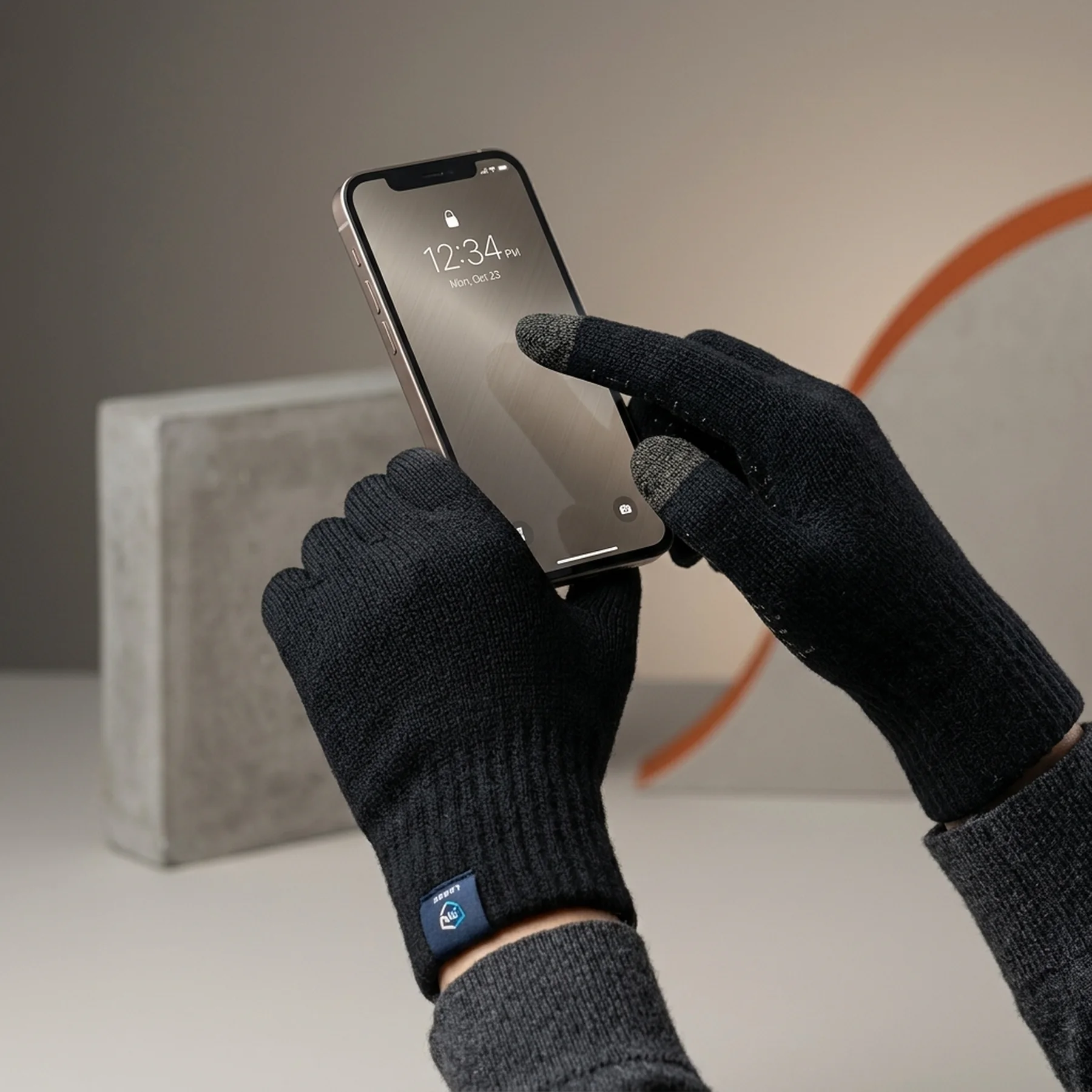 Рукавички водонепроникні Dexshell ThermFit 3.0 Gloves, чорні, розмір S