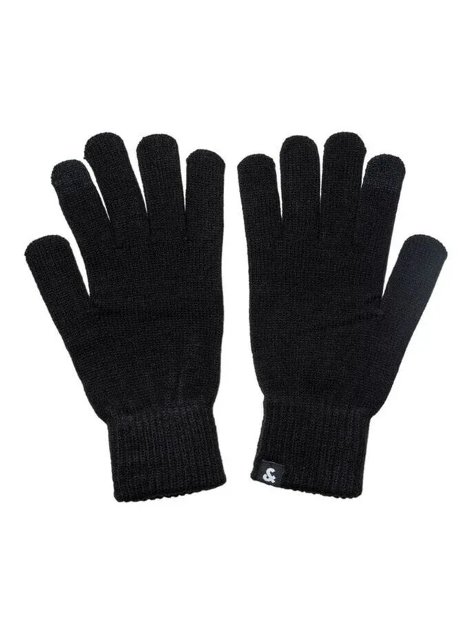 Рукавиці JACBARRY KNITTED GLOVES NOOS 12159459-Black Jack & Jones ONE SIZE Чорний