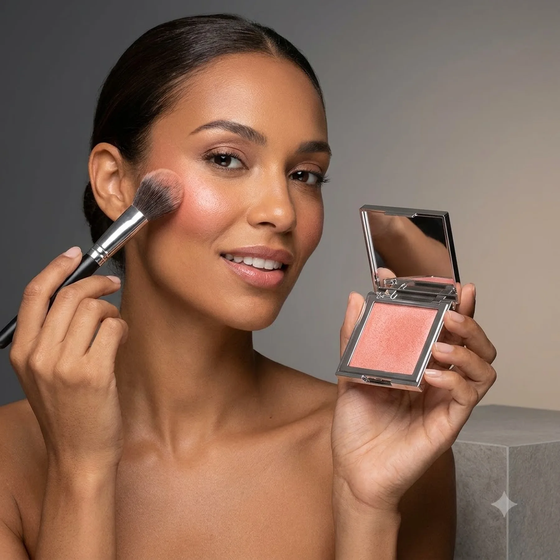 Румяна-бронзер MESAUDA Blush and bronzer Skin Mate 8 г 103 Friends&Lovers