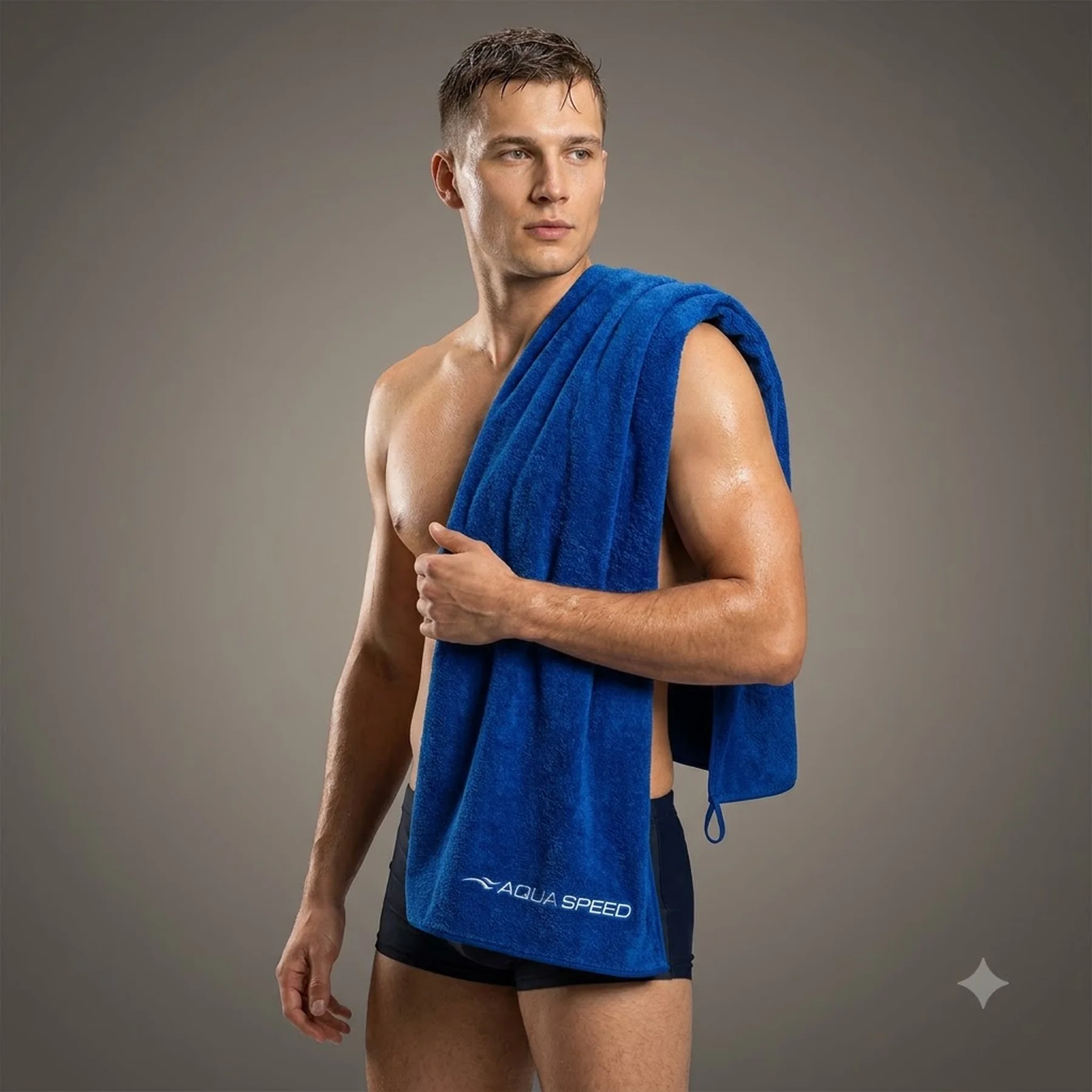 Рушник Aqua Speed DRY CORAL 7037 синій Уні 70х140 см