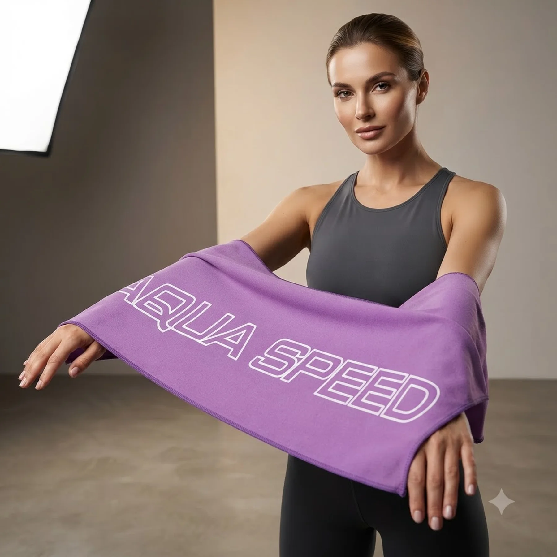Рушник Aqua Speed DRY FLAT 7334 фіолетовий Уні 50х100 см