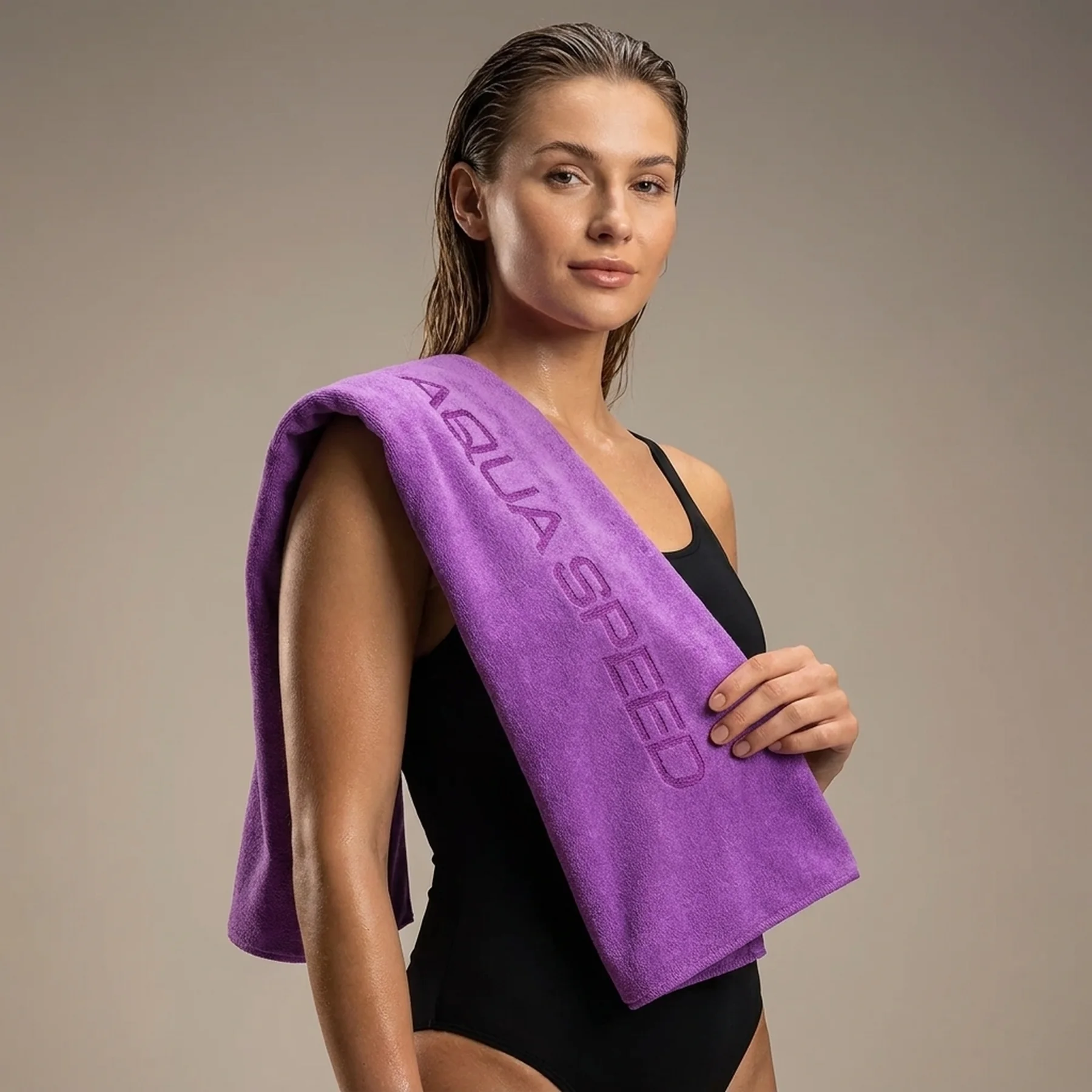 Рушник Aqua Speed DRY SOFT 7326 фіолетовий Уні 50х100 см