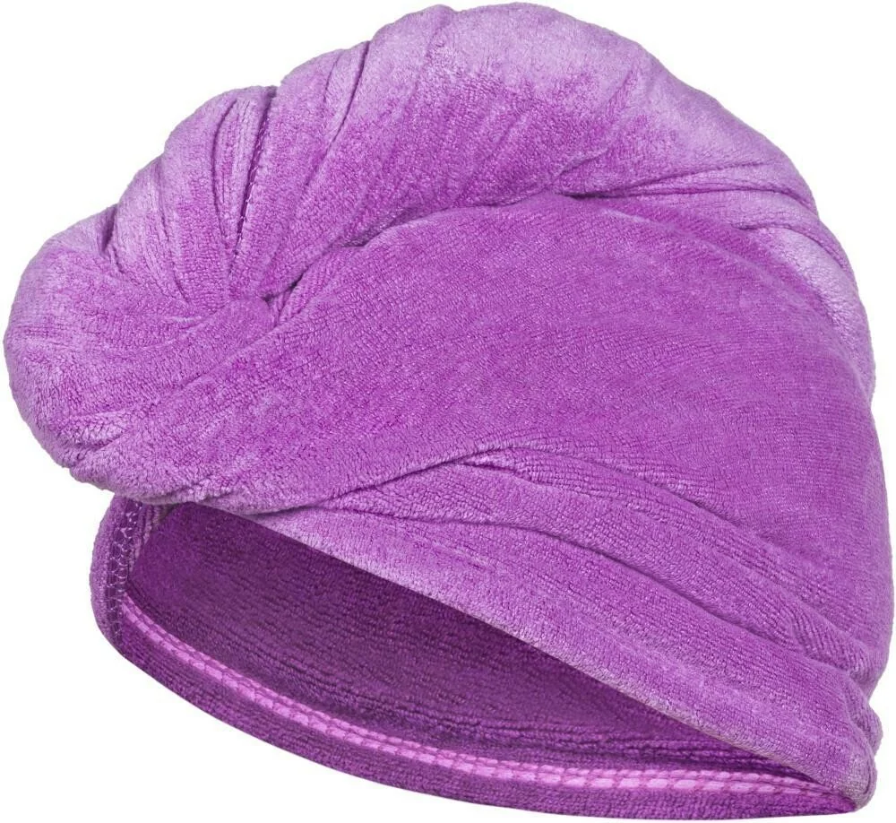 Рушник для волосся Aqua Speed HEAD TOWEL 7340 фіолетовий Жін 25х65 см