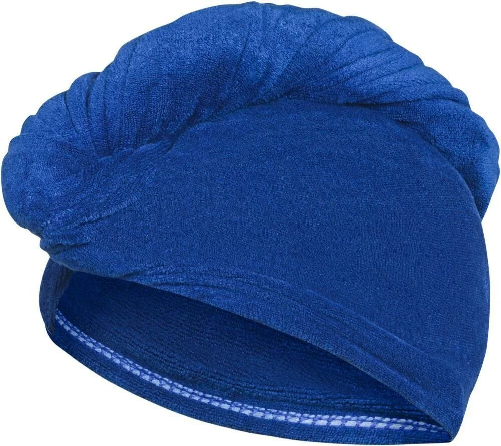 Рушник для волосся Aqua Speed HEAD TOWEL 7341 темно-синій Жін 25х65 см