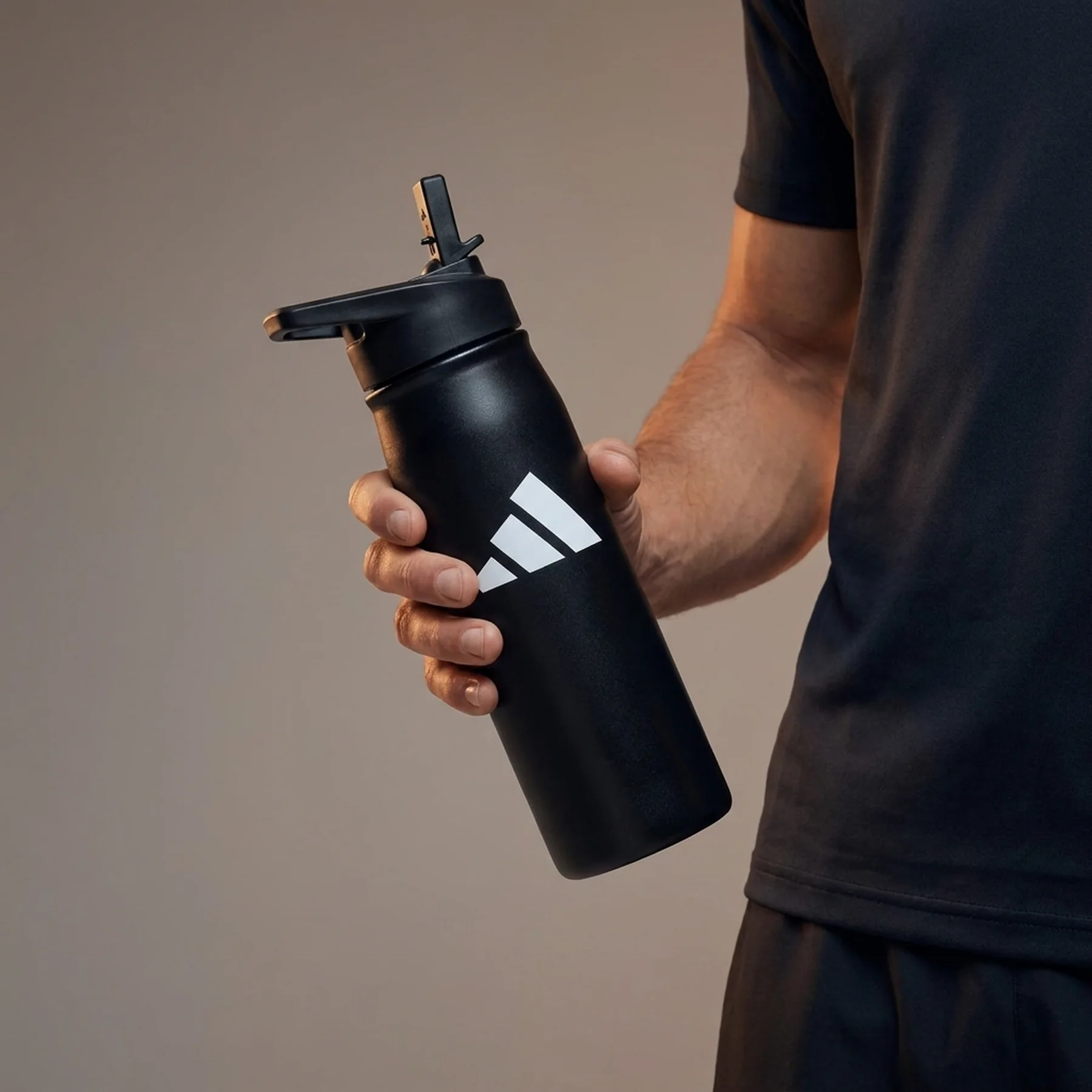 Пляшка Adidas Met Btl Str 0.6 чорний 600 мл (KC6409)
