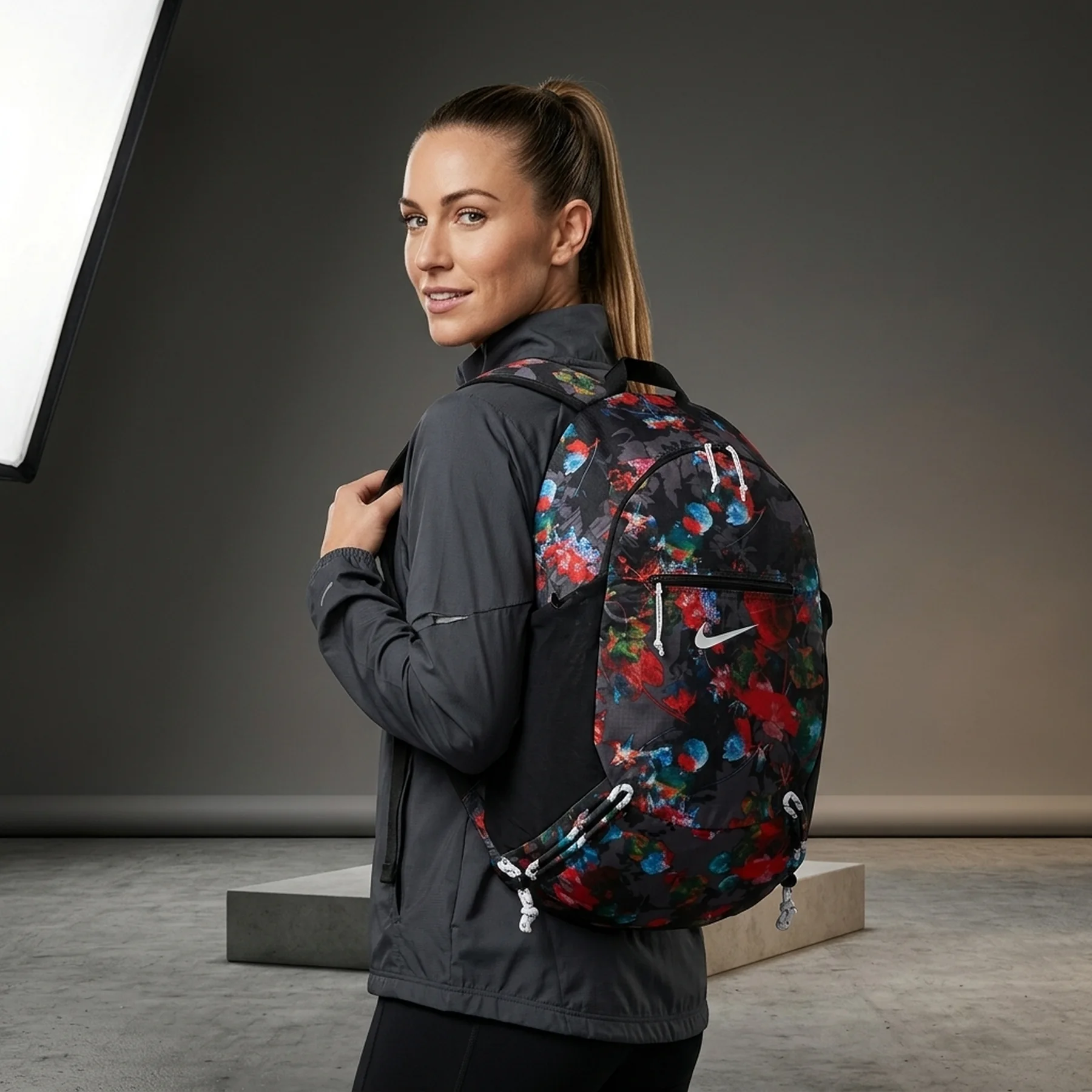 Рюкзак ADULT NK STASH BKPK - AOP DV3079-010 Nike MISC Чорний
