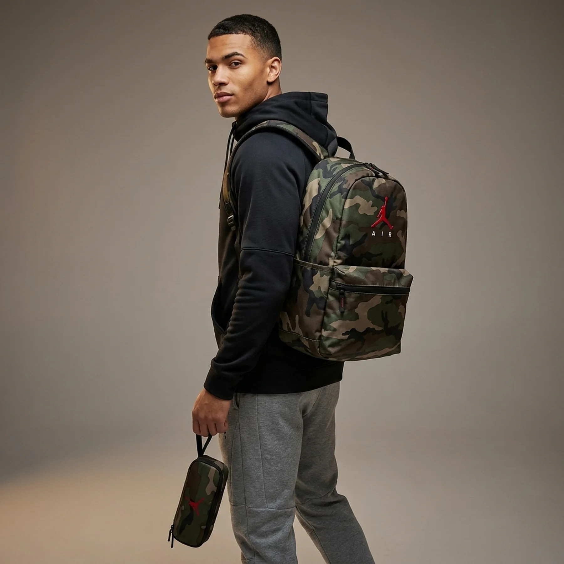 Рюкзак Jordan With Pencil Case Camo (9B0503-650)