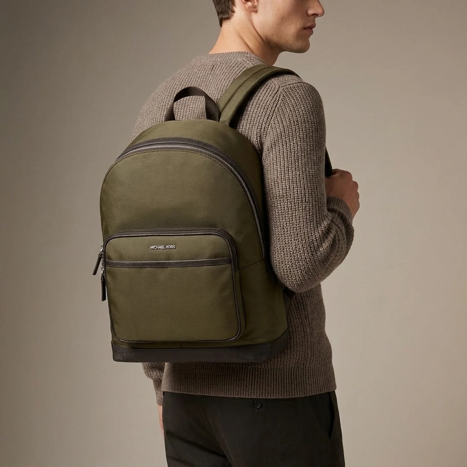 Рюкзак Michael Kors з логотипом 1159801452 (Зелений, One size)