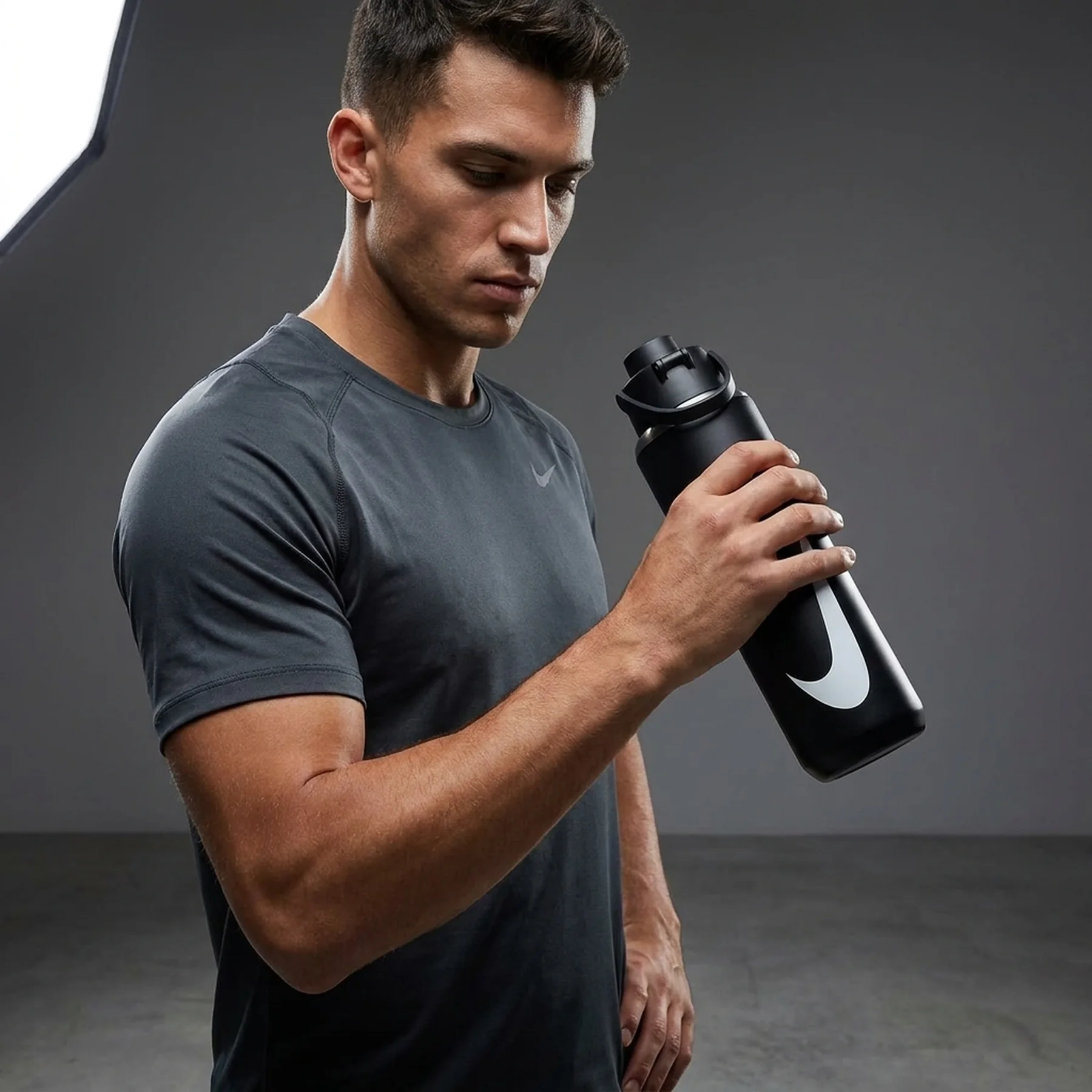 Пляшка Nike SS RECHARGE CHUG BOTTLE 32 OZ чорний 946 мл (N.101.3800.091.32)