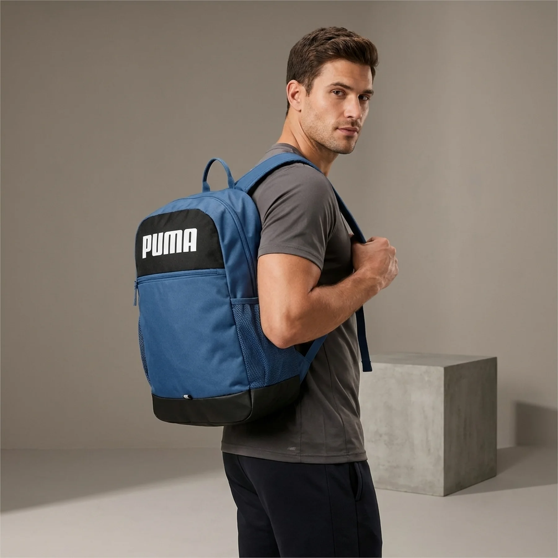 Рюкзак Puma Plus 23л (47х31х17см) 79615-05, blue