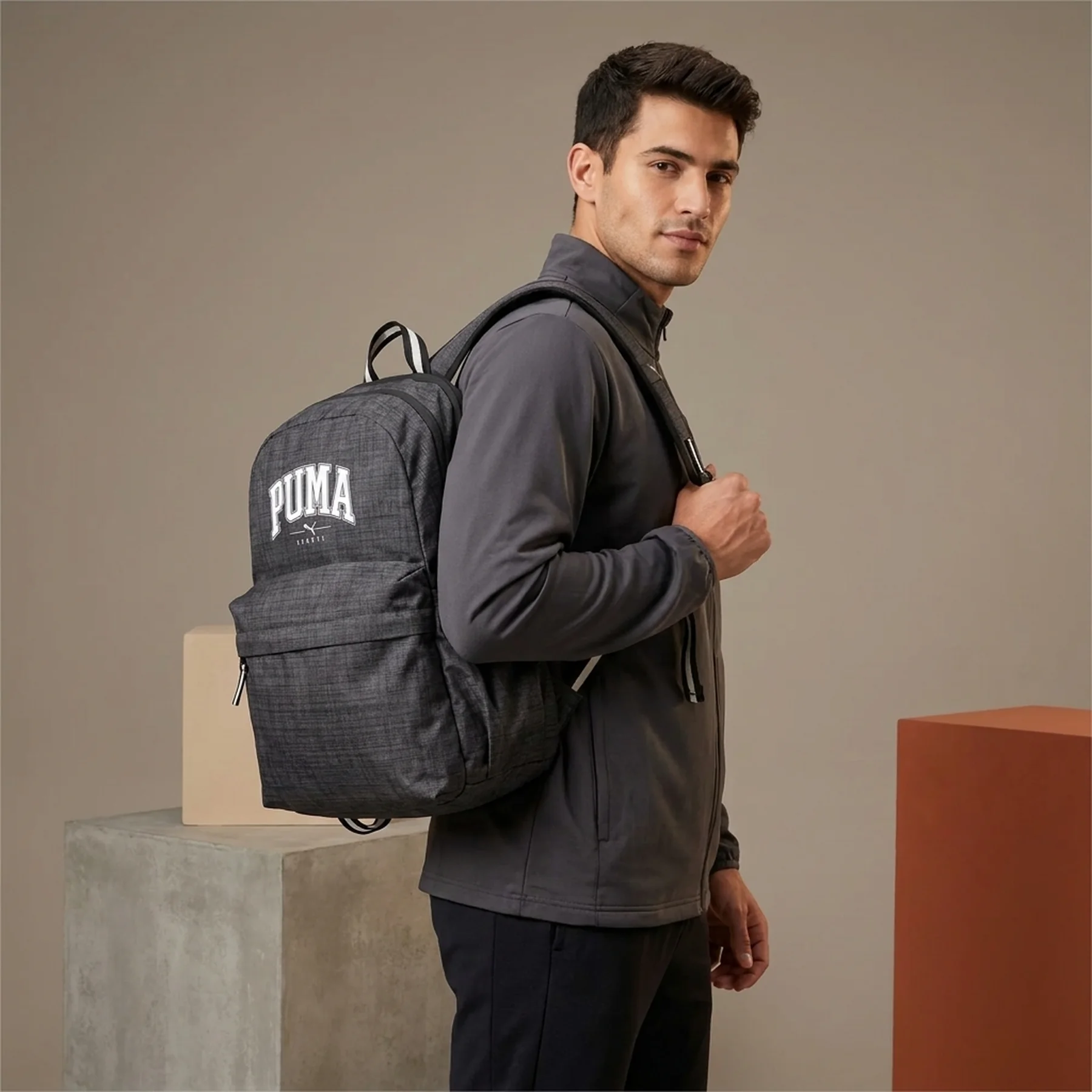 Рюкзак Puma Squad Backpack Grey (090716-01)