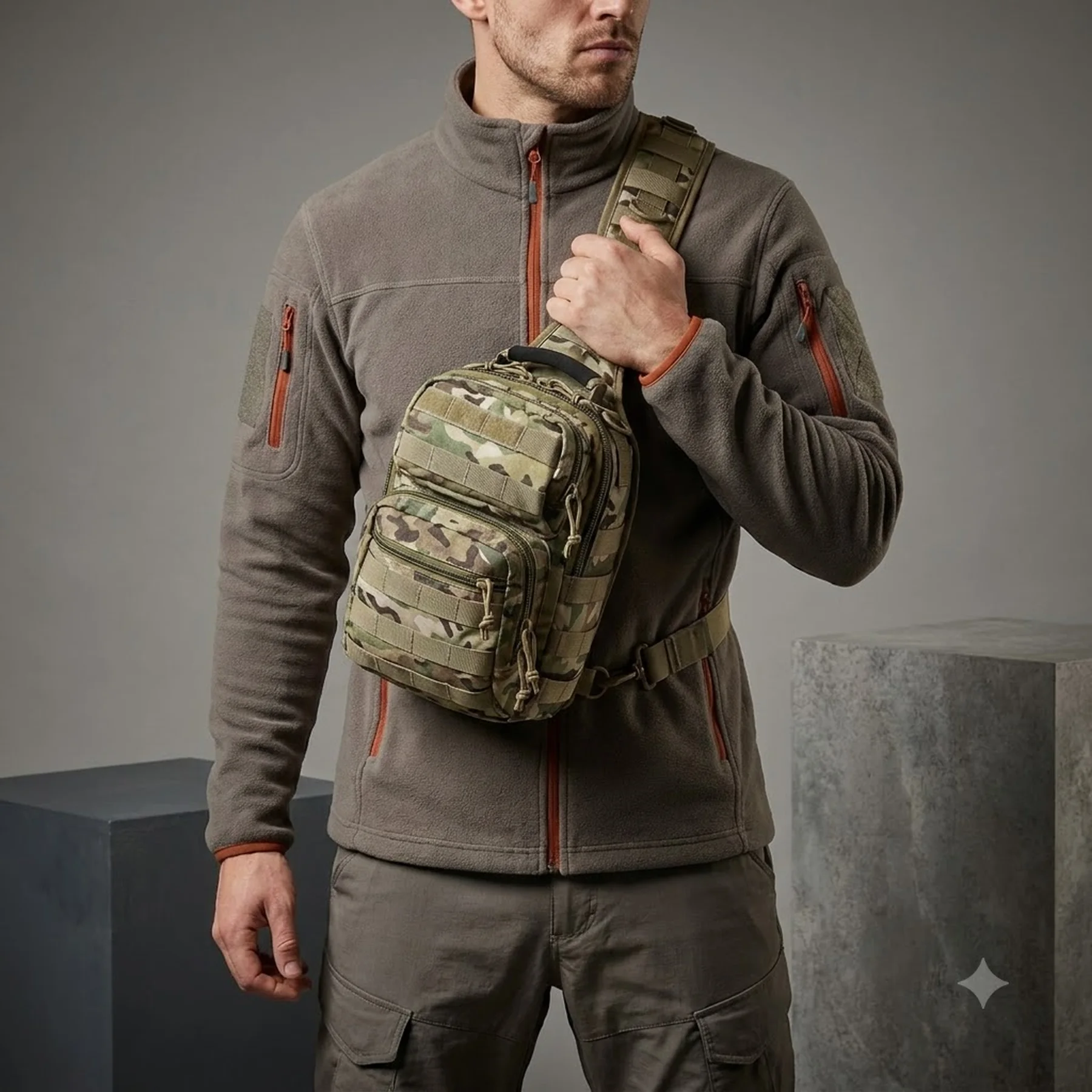 Рюкзак тактичний однолямковий KOMBAT UK Mini Molle Recon Shoulder Bag