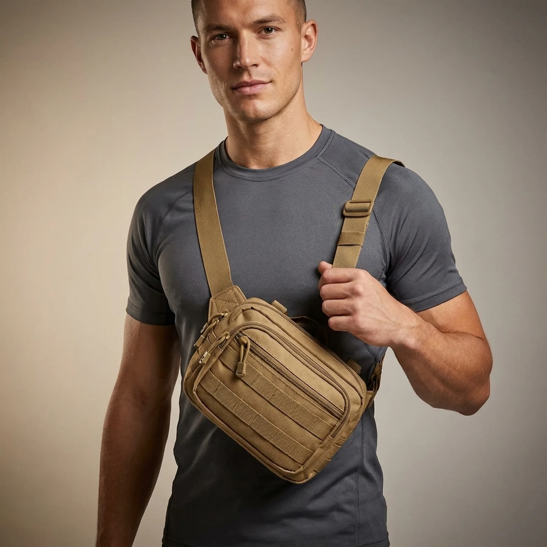 Рюкзак тактичний однолямковий KOMBAT UK Mini Molle Recon Shoulder Bag