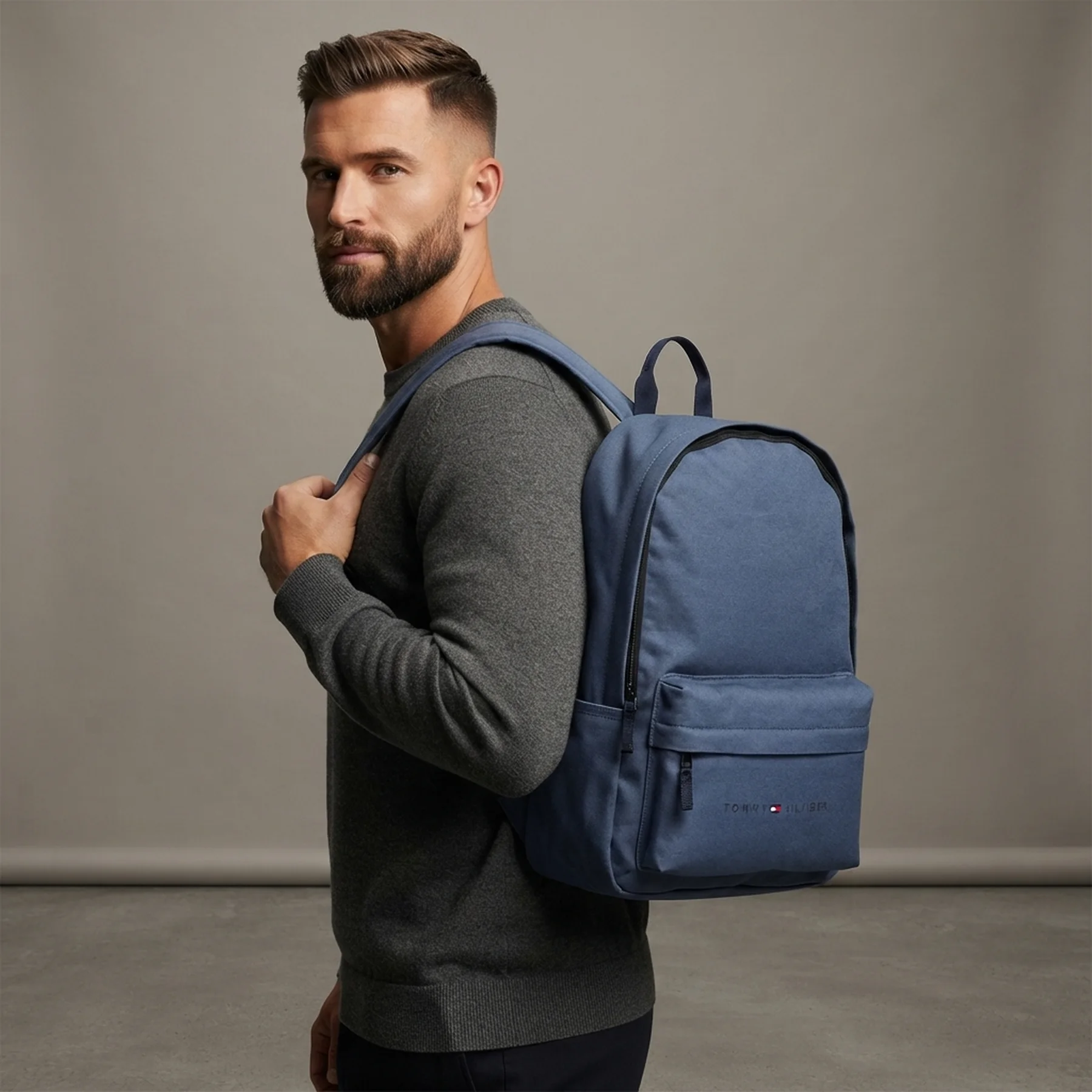 Рюкзак Tommy Hilfiger із логотипом 1159821626 (Синій One Size)