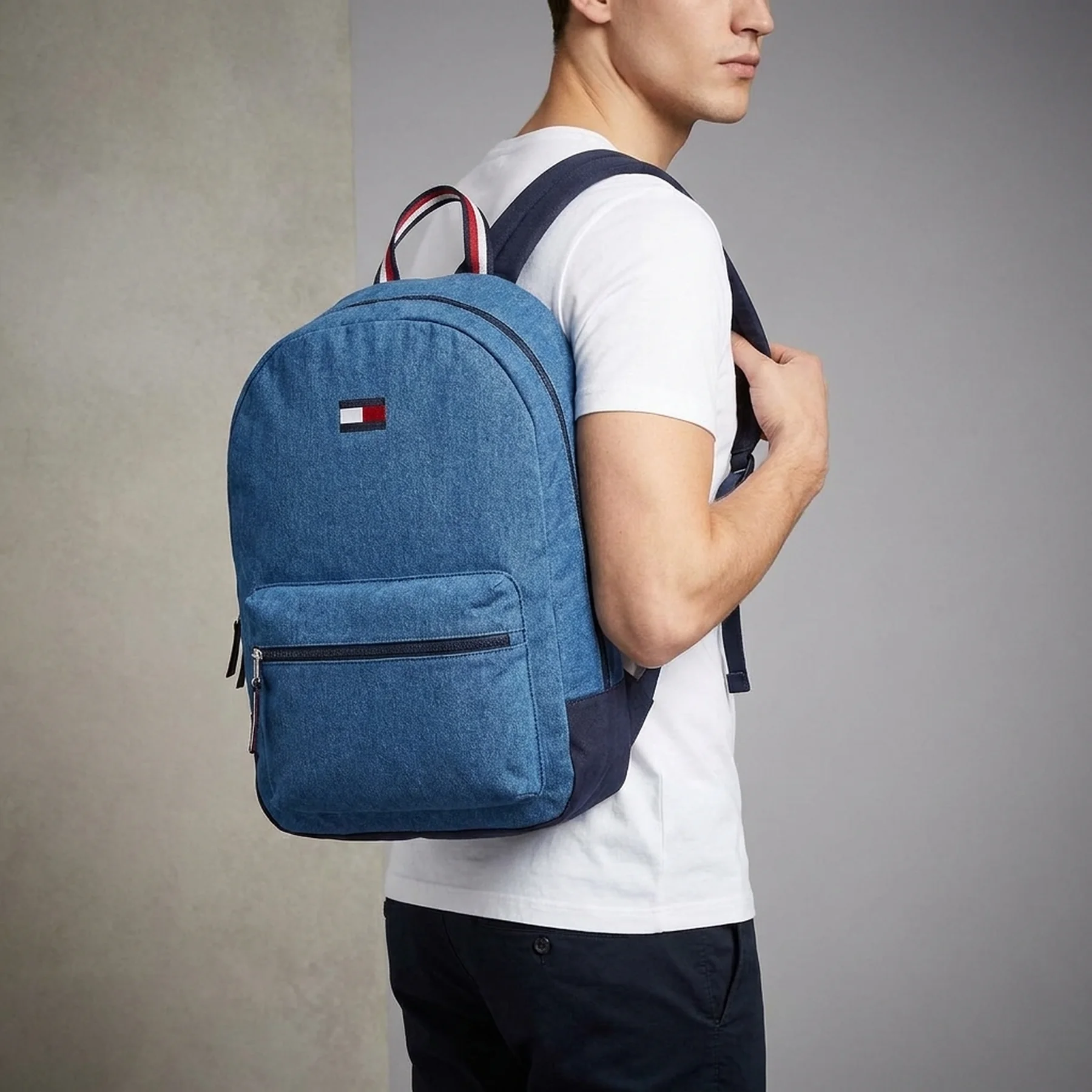 Рюкзак Tommy Hilfiger із логотипом 1159850499 (Синій One Size)