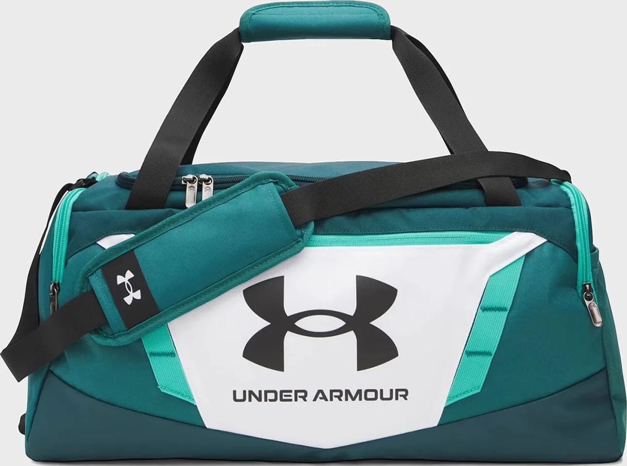 Сумка Under Armour Undeniable 5.0 Duffle SM 40L зелений, білий 55 х 25,5 х 27 см