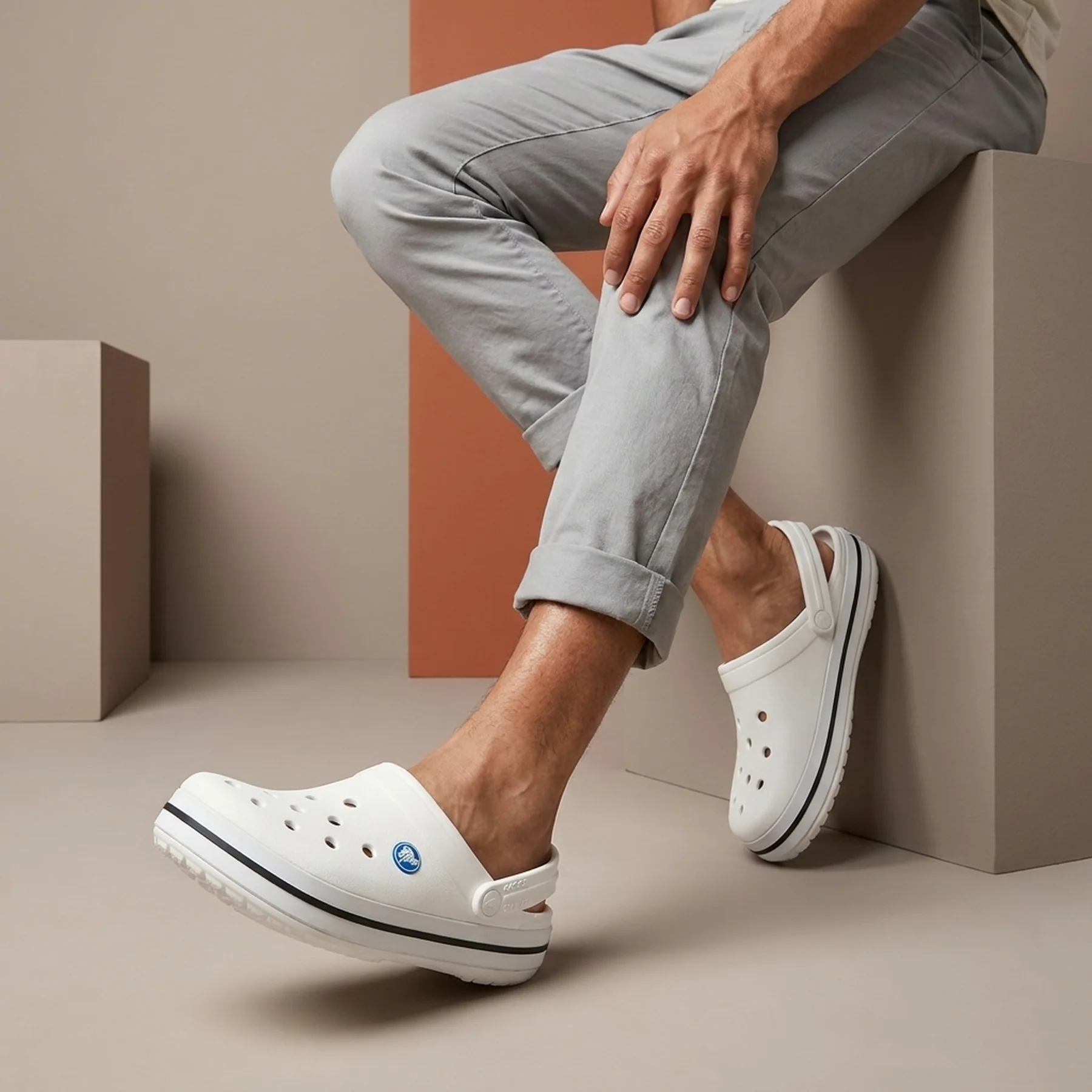 Сабо CROCBAND 11016-100-WHITE CROCS M10/W12(43-44) Білий