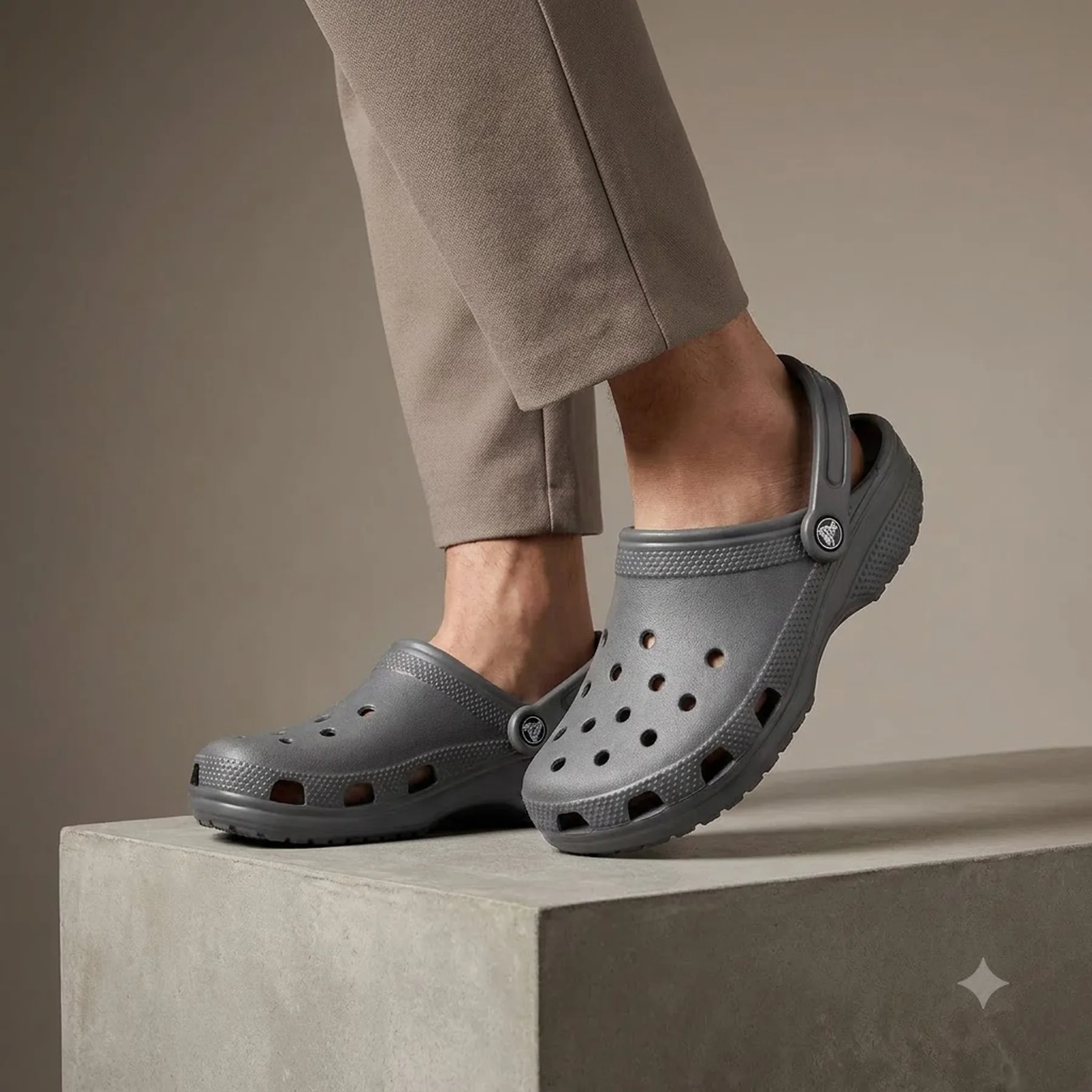 Сабо UNI Classic OrZ 10001-0DA-Slate Grey CROCS M10/W12(43-44) Сірий
