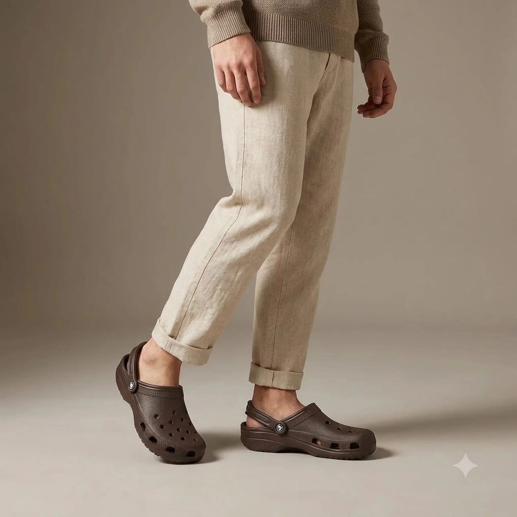 Сабо UNI Classic OrZ 10001-21Q-Coffee CROCS M10/W12(43-44) Коричневий