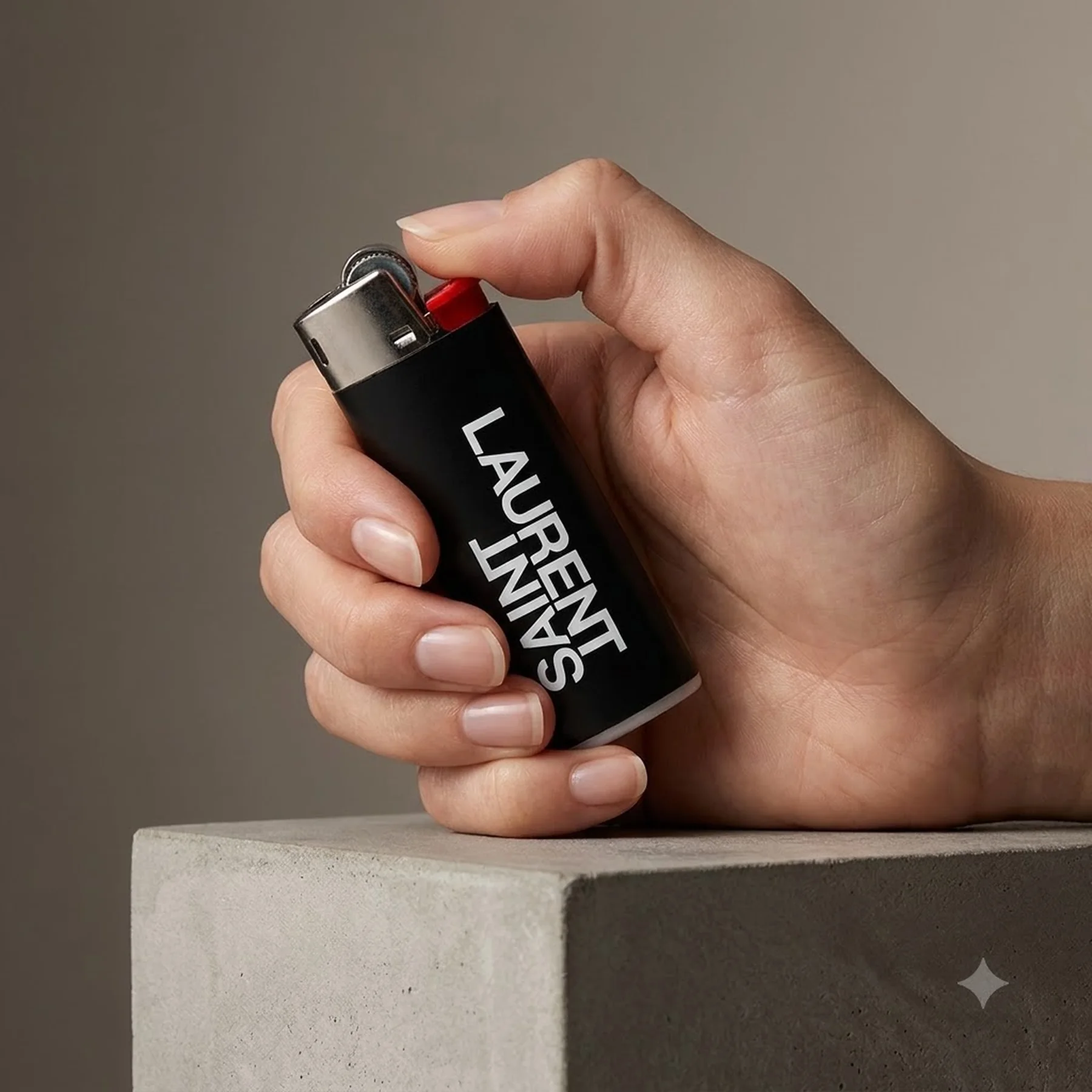 Аксесуар Saint Laurent Lighter Black