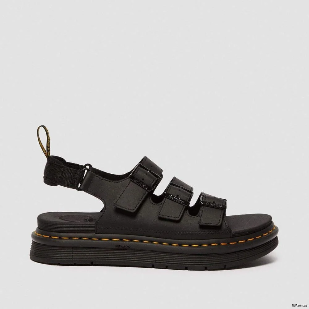Сандалі чоловічі Dr. Martens Soloman Black Hydro Leather (25767001)