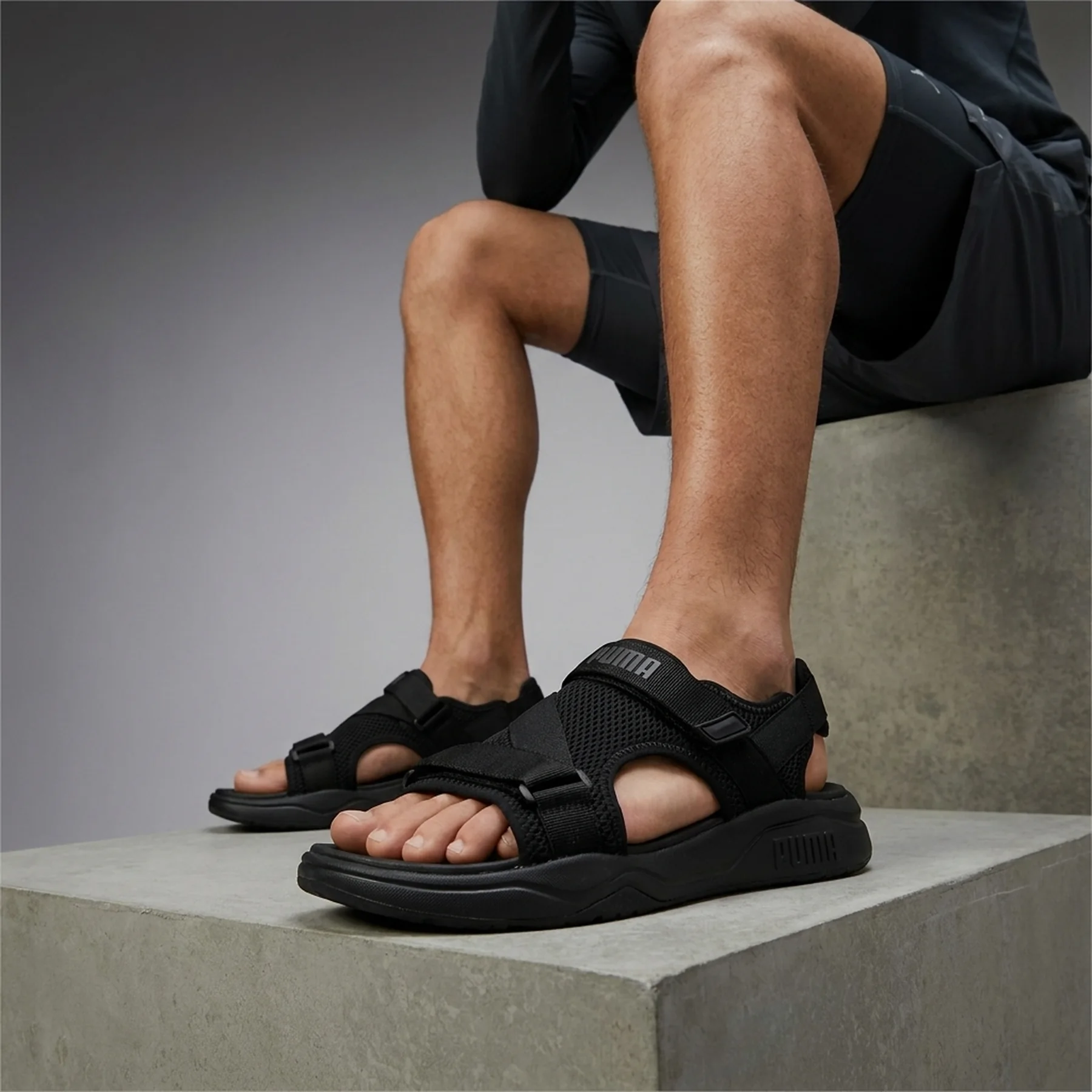 Сандалі чоловічі Puma Surf Sandal Black (384258-01)