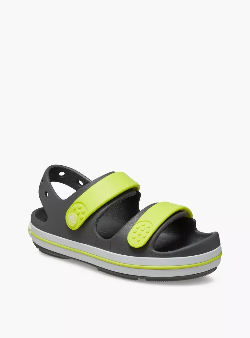 Сандалі дитячі Crocband Cruiser Sandal K Sdt 209423-1NJ-Slate Grey/Acidity CROCS C11 (28-29) Темно-сірий