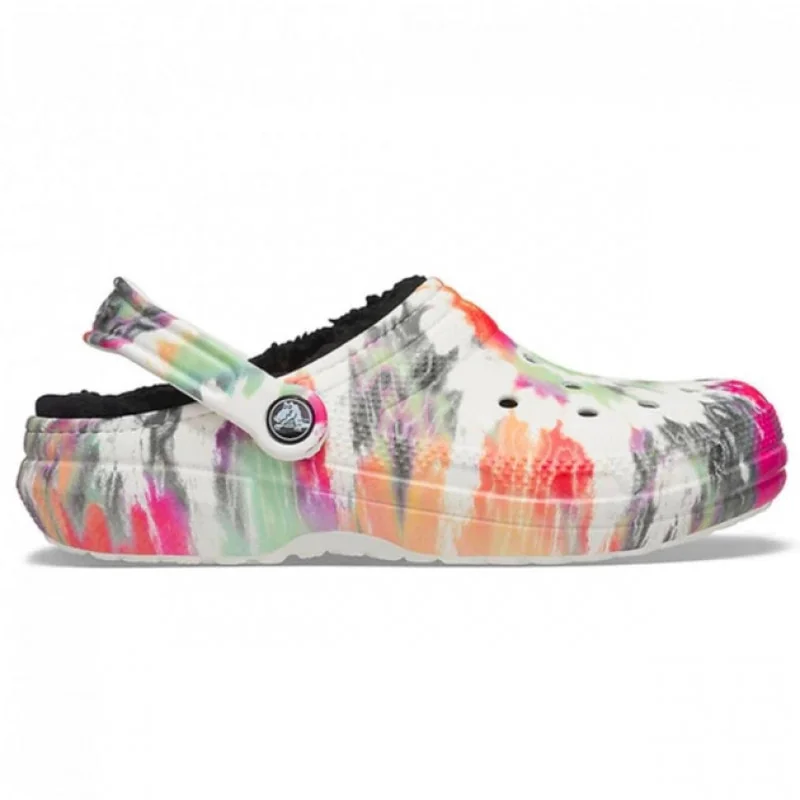 Сандалі дитячі Crocs Crocs Classic Lined Tie Dye Multi (206341-6TS)